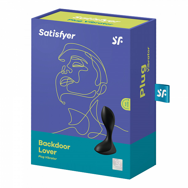 Satisfyer Backdoor Lover Вибромассажёр простаты  - 14 см (Чёрный)