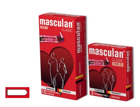 Презервативы Masculan Sensitive Plus Нежные