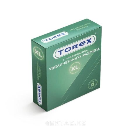 Презервативы «Torex» увеличенного размера, 3 шт