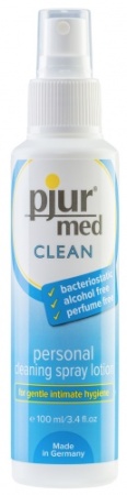 Pjur med CLEAN Spray 100 ml очищающий спрей для тела и секс-игрушек