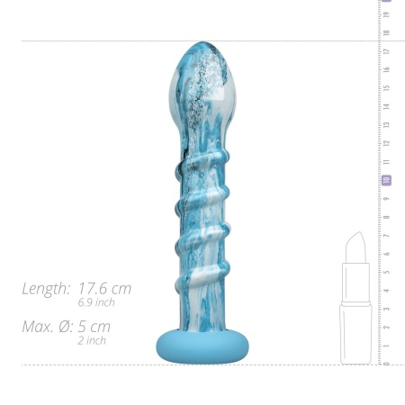 Стекло фаллос Ocean Wave Glass Dildo