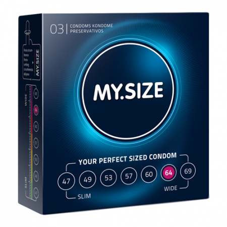 Презервативы MY.SIZE Pro размер 64 (3 шт)