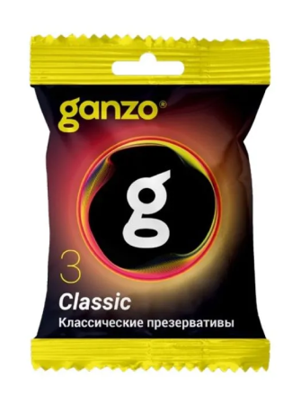 Презервативы Классические Ganzo Classic flow pack (3шт)