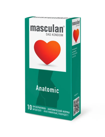 Презервативы Masculan Anatomic, Анатомические (10 шт)