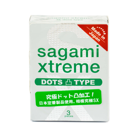 Презервативы SAGAMI XTREME TYPE-E с точечной текстурой (1 шт)