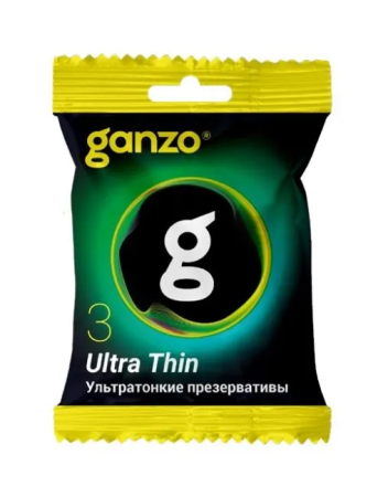 Презервативы Ganzo Ultra thin flow pack (3шт)