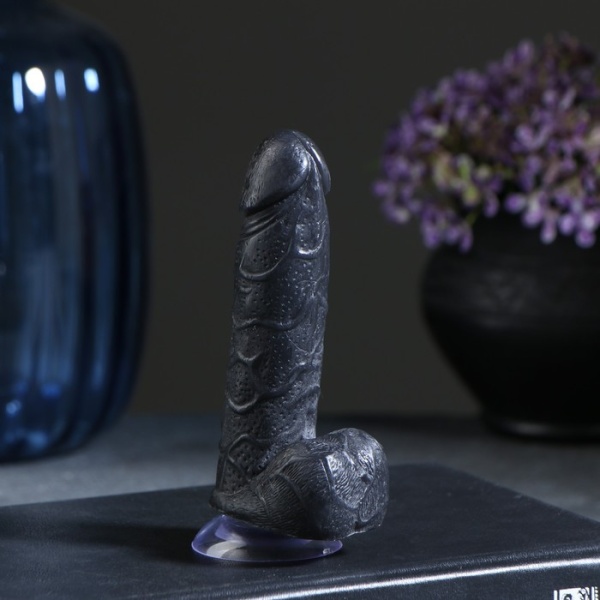 Фигурное мыло "Фаворит" на присоске 13 см (Черное)