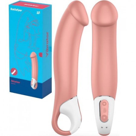 Satisfyer Vibes Master Вибратор , водонепроницаемый, со встроеным аккумулятором, рабочая длина 17 см, диаметр 4,4 см, 23.5 см