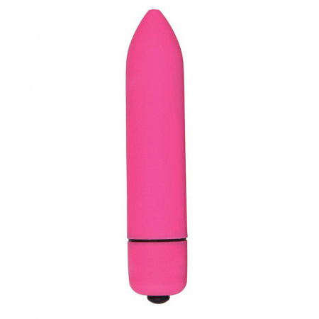 Мини-Вибратор BULLET 10 режимов вибрации, 9 см (ярко-розовый)