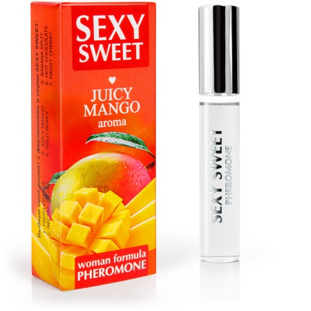 Парфюмированное средство для тела SEXY SWEET JUICY MANGO с феромонами 10 мл