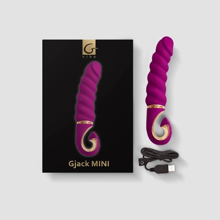 Gvibe Gjack Mini - Анатомический витой вибратор, 19x3.5 см