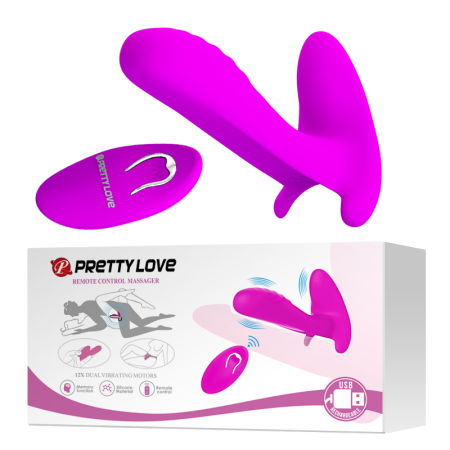 Pretty Love Remote Control Massager Мультифункциональный вибратор (Лиловый)