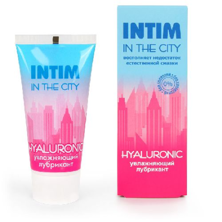 Лубрикант увлажняющий Intim in the city hyaluronic (60 г в коробочке)