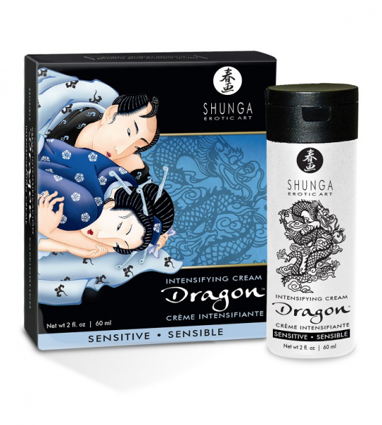 Интимный возбуждающий крем Shunga  Dragon SENSITIVE 60 мл