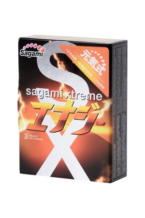 SAGAMI XTREME Презервативы  Energy Drink, 3шт