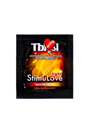 Гель-лубрикант ТЫ и Я STIMULOVE LIGHT, согревающий 4г