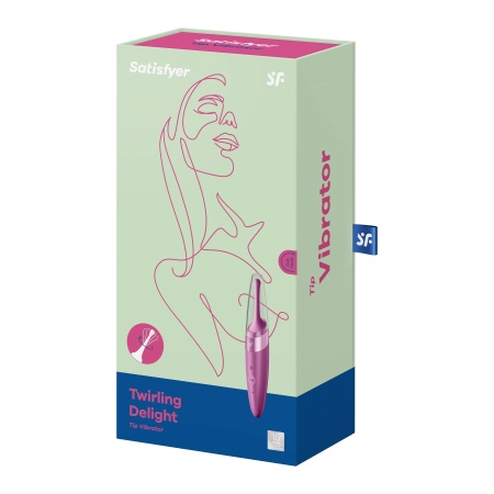 Satisfyer Twirling Delight Перезаряжаемый точечный вибромассажер  (Ягодный)