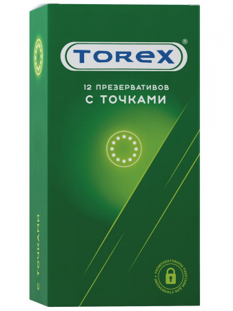 Презервативы Torex  с точками (12 шт)