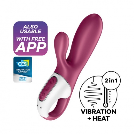 Satisfyer Hot Bunny Вибратор-кролик  с функцией нагрева