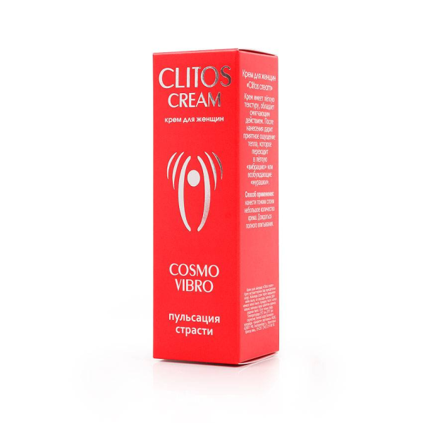 Жидкий вибратор крем Clitos Cream COSMO VIBRO, возбуждающий