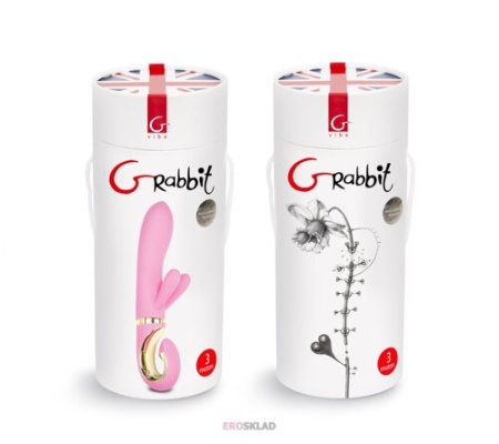 Вибратор с клиторальным отростком Gvibe Grabbit