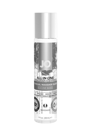 JO All-In-One Massage Glide Fragrance Free / Массажный гель без запаха - 30 мл.