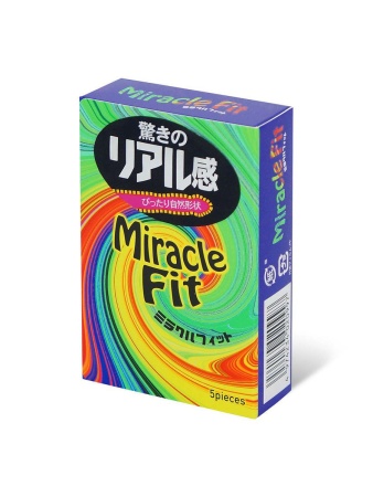 Презервативы SAGAMI Miracle Fit 5шт