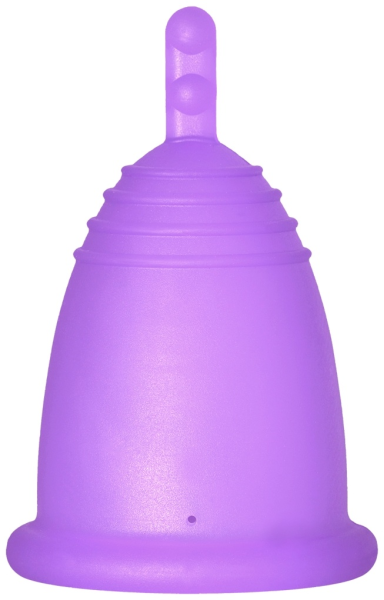 Менструальная чаша с ножкой, размер S (Фиолетовый)