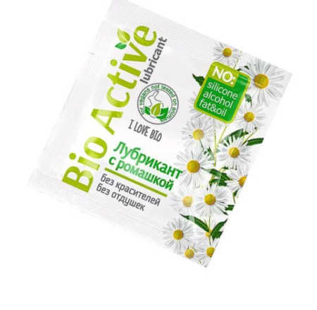 Гель-лубрикант BIO ACTIVE с ромашкой и д-пантенолом (саше 3г)