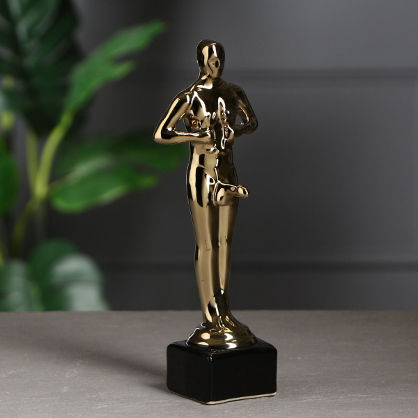 Статуэтка "Оскар-самец", покрытие булат, под нанесение, 25 см