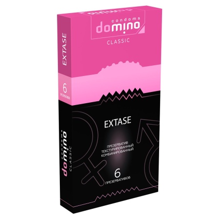 ПРЕЗЕРВАТИВЫ DOMINO CLASSIC EXTASE 6 шт