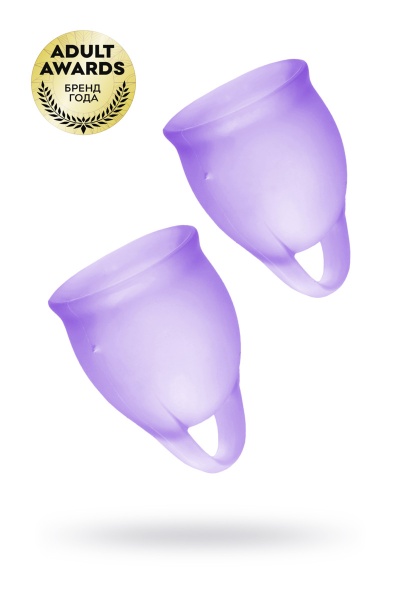 Satisfyer Feel confident Menstrual Cup Набор менструальных чаш (Фиолетовый)