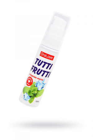 Съедобная гель-смазка TUTTI-FRUTTI для орального секса (Мята) (30 мл)