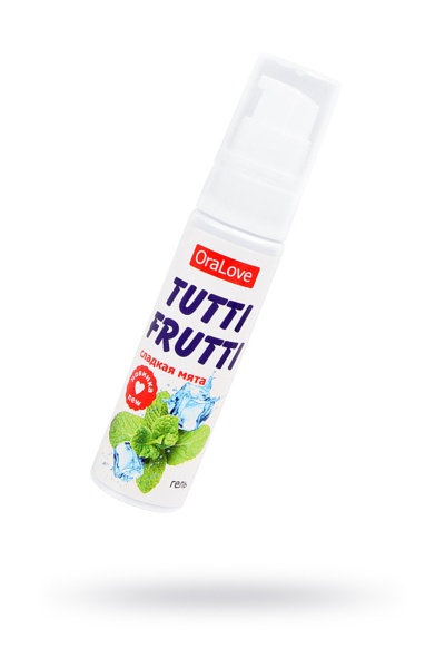 Съедобная гель-смазка TUTTI-FRUTTI для орального секса (Мята)