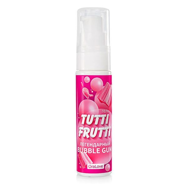 Гель-смазка со вкусом жвачки Биоритм OraLove Tutti-frutti Bubble Gum 30г